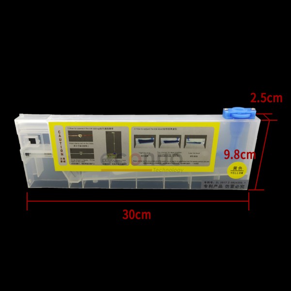 220ml Transparent Ink Cartridges(Double Needle Without Hole)