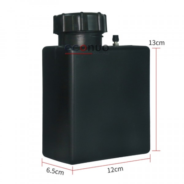 500ml Black Ink Tank Ink Cartridge Stirrer Float Filter Metal Joint With Alarm 