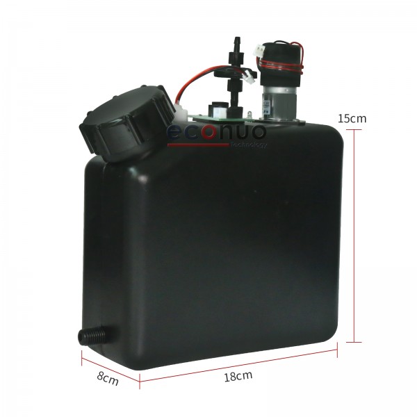 2000ml Black Ink Tank  Ink Cartridge Stirrer /Float/ Filter/ Metal Joint With Alarm 