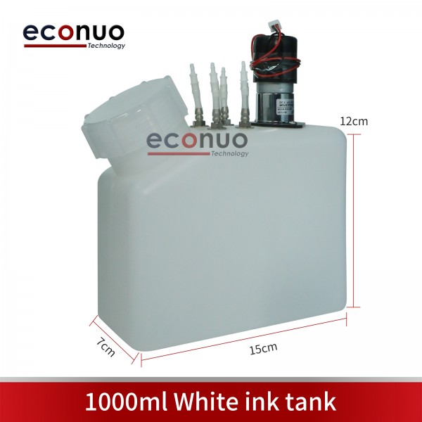 1000ml White Ink Tank Ink Cartridge With Stirrer
