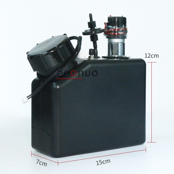 1L Black Ink Tank  Ink Cartridge Sub Tank Float/ /Metal Connector/Stirrer/Filter