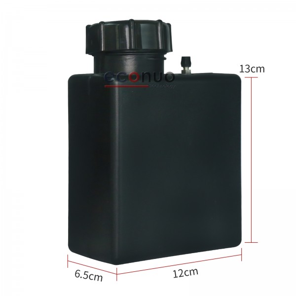  500ml Black Ink Tank  Ink Cartridge With Tube Connector Inner 3mm