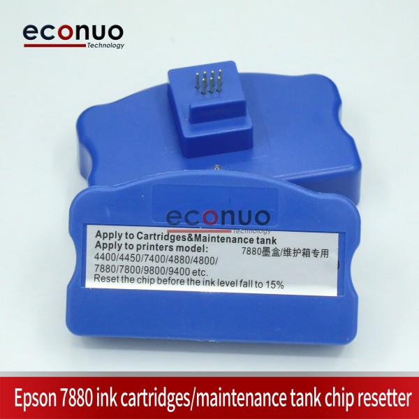 Epson 7880 Ink Cartridges Maintenance Tank Chip Resetter
