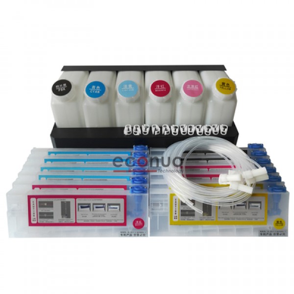 Transparent 6+6 /6+12 Ink Bulk System