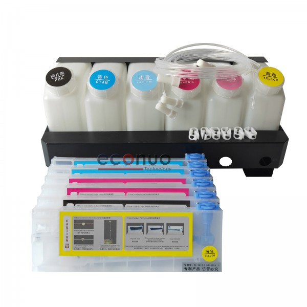 Transparent 6+6 /6+12 Ink Bulk System