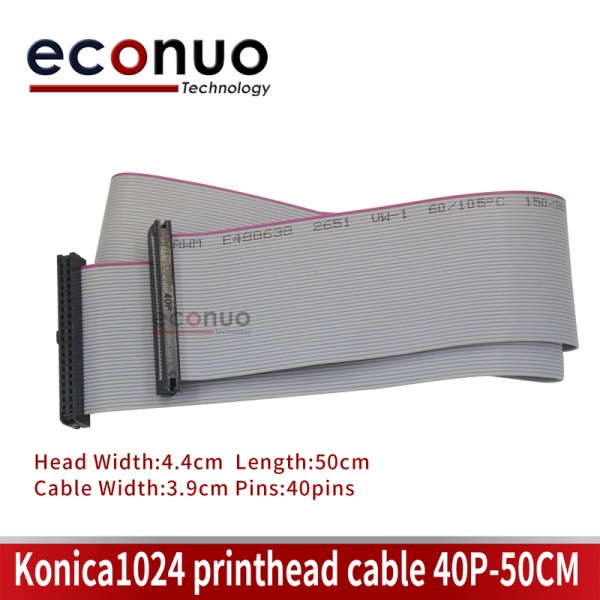 Konica 1024 Printhead Cable 40pin 50cm