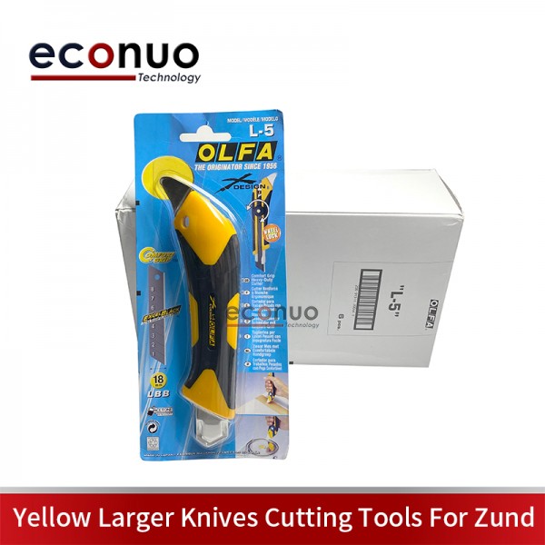Yellow Larger Knives Cutting Tools For Zund