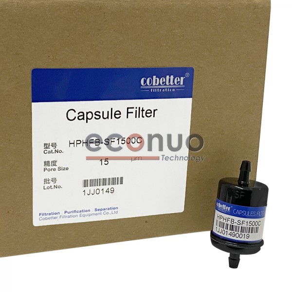 15 Micron Black UV Cobetter Capsule Ink Filter HPHFB-SF1500C