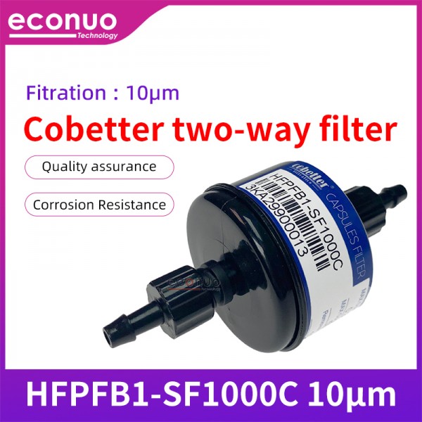 Printer spare parts Cobetter Ink Filter 10 micron  two-way  HFPFB1-SF1000C 