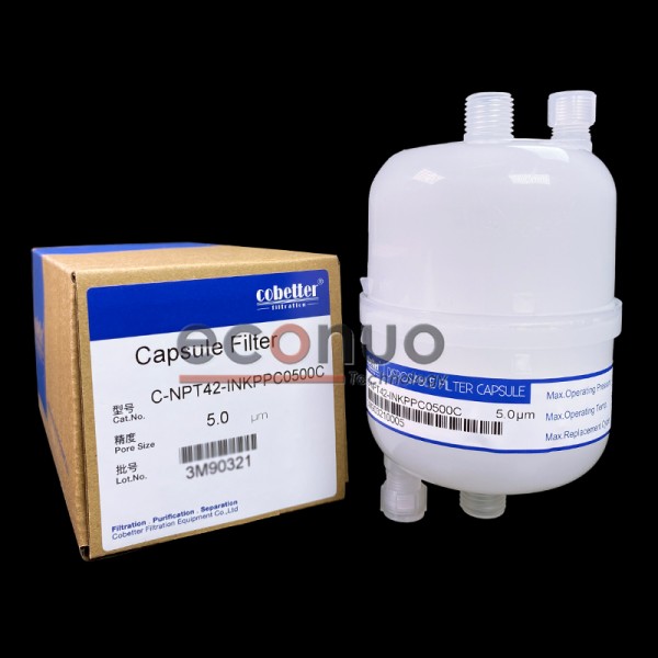 Original Cobetter Capsule Filter Allwin Flora Gongzheng Machine Printer  Ink Filter 5 Micron C-NPT42-INKPPC0500C/10 Micron C-NPT42-INKPPC1000C 10um