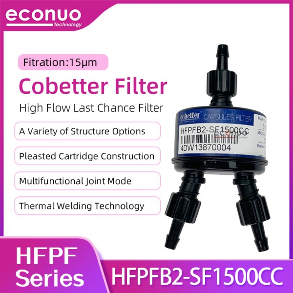Capsule Ink Filter 15 micron  For Cobetter HFPFB2-SF1500CC 