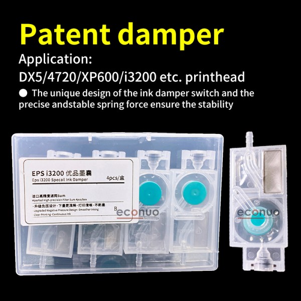 Solvent Printer Printhead DX5 XP600 TX800 4720 5113 i3200 Patent Damper