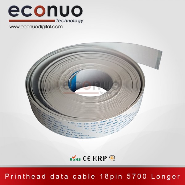  18P Long Printhead Data Cable 1.25mm spacing 