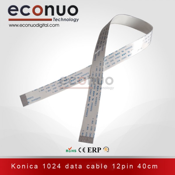 Konica 512/ 1024 Printhead  Data Cable 12pin 1.0mm spacing  