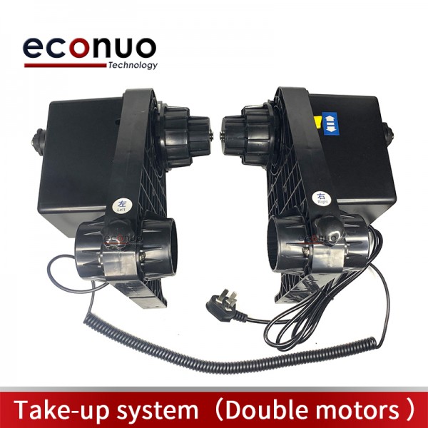 take up system for eco solvent printer Double motors 