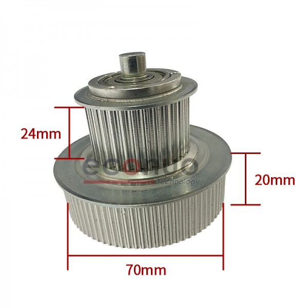 Flora Double-layer Tower Wheel, H20 Upper Tooth 31 Lower Tooth 87