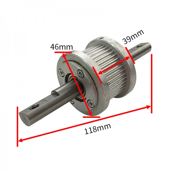 Flora Polaris LJ320P Driven pulley assembly for Flora 42 tooth