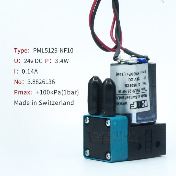 KNF 3.4W 24VDC Small Ink Pump(PML5129-NF10) 