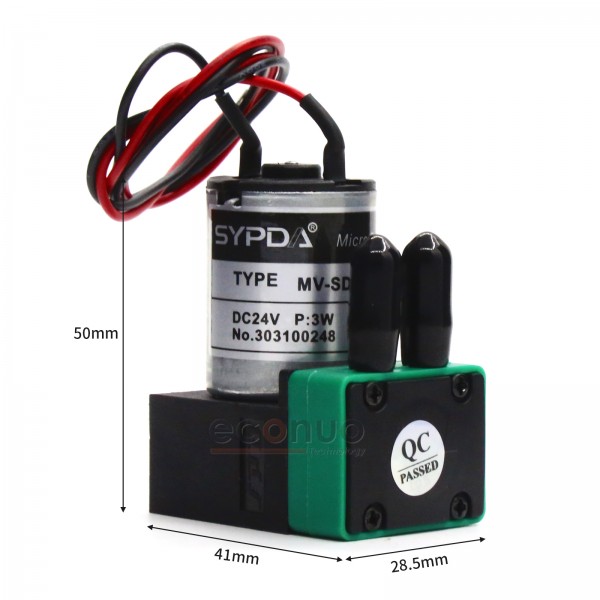 SYPDA 3W 24VDC 100mlmin UV Small Ink Pump MV-SD100E