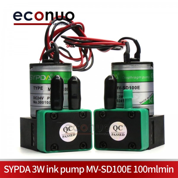 SYPDA 3W 24VDC 100mlmin Small Ink Pump MV-SD100E