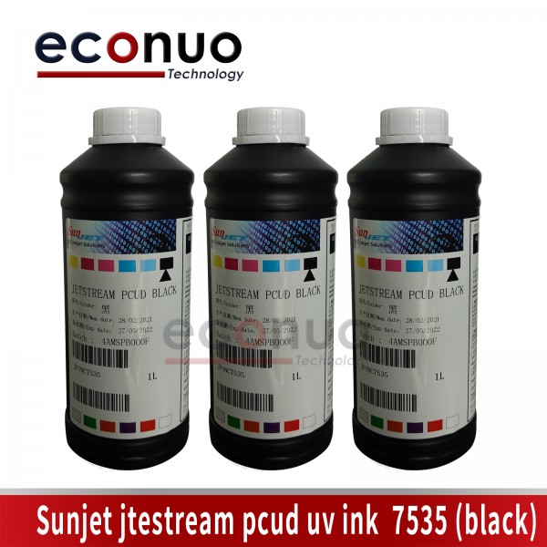 Black Sunjet Jtestream Pcud UV Ink 7535 