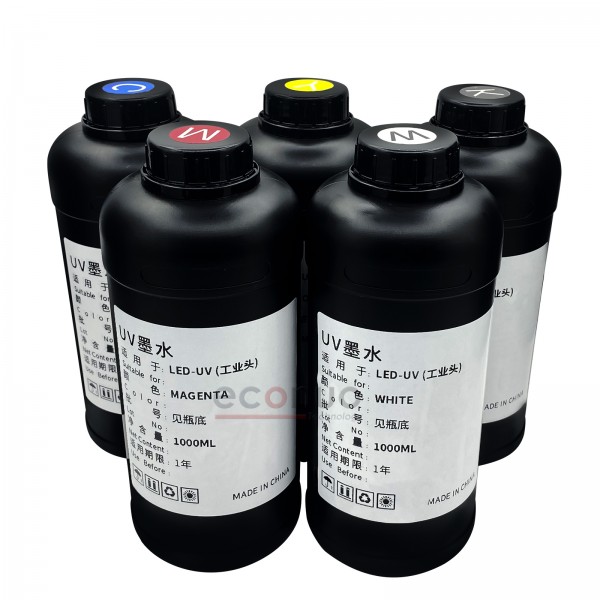   1000ML LED UV Ink For Spectra Polaris Seiko Ricoh Head