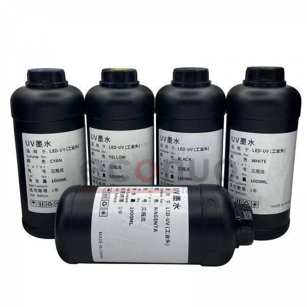   1000ML LED UV Ink For Spectra Polaris Seiko Ricoh Head