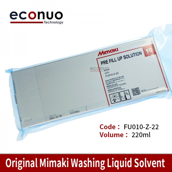 Original 220ML Mimaki Washing Liquid Solvent FU010-Z-22 Cleaning Liquid