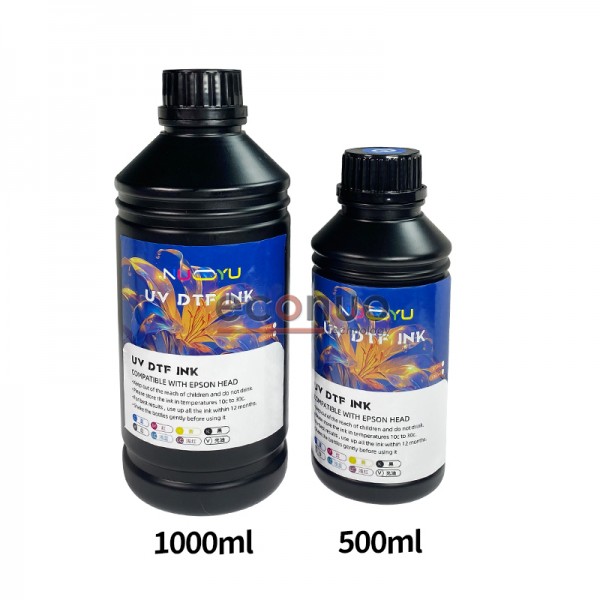 UV DTF Ink 1000ML For Epson 1390 L800 1400 1410 1430 TX800 XP600 L1800 UV DTF Transfers Printer