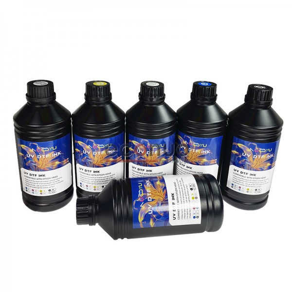 UV DTF Ink 1000ML For Epson 1390 L800 1400 1410 1430 TX800 XP600 L1800 UV DTF Transfers Printer