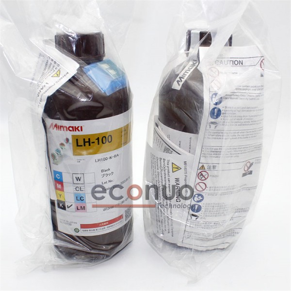 Original Mimaki  LH-100  UV curable ink 1000ml for mimaki UJV75-300/ UJV500-160/ UJF-3042MkII/ UJF-6042MkII /UJF-7151 with  chip