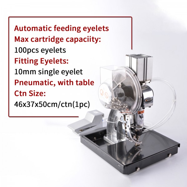 PM-1 10mm Pneumatic Eyelet Machine 