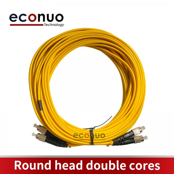 Round Head Double Cores Optical Fibre Date Cable