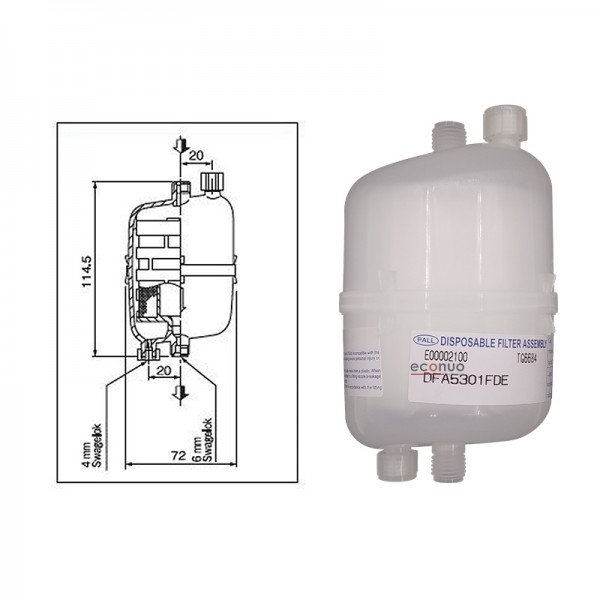 Original PALL Ceramics Capsule Ink Filter 0.05μm - DFA5301FDE  Original PALL Ceramics Capsule Ink Filter 0.05μm - DFA5301FDE