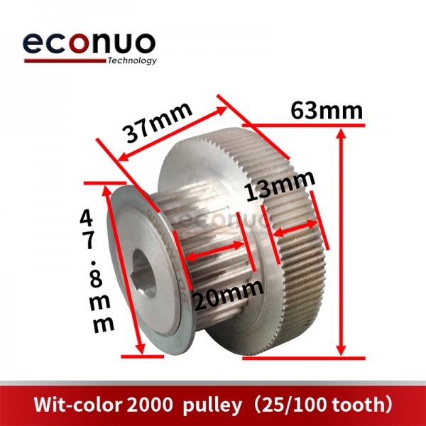 Wit-color 2000 Pulley  25/100 Tooth