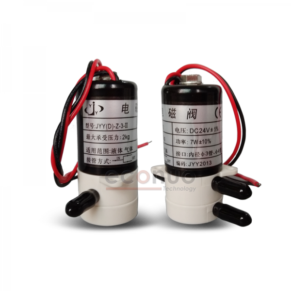 JYY(D)-Z-3-Ⅱ 7W 24VDC 4*3MM / 5*3MM /6*4MM Connector Tri-way Solenoid Valve 