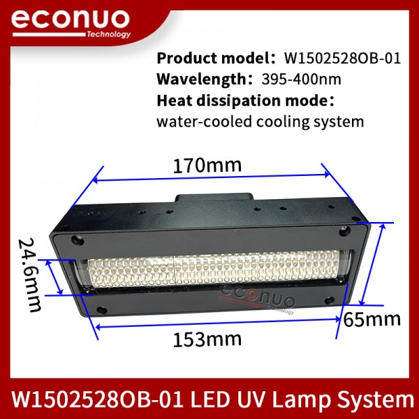 UV LED light curing system for flexo/label printing  170MM Length WIdth 65mm W1502528OB-01