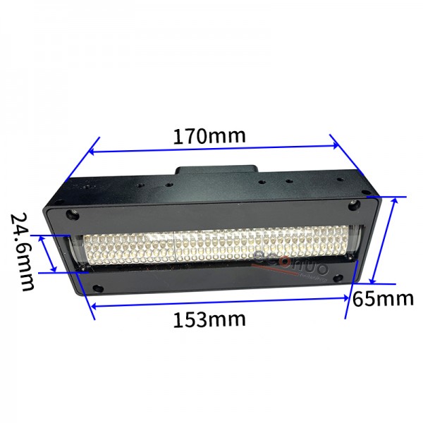 UV LED light curing system for flexo/label printing  170MM Length WIdth 65mm W1502528OB-01 UV LED light curing system for flexo/label printing  170MM Length WIdth 65mm W1502528OB-01