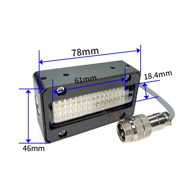 Water cooled cooling system led uv  lamp for flexo/label printing  Wave length 395-400mm W602028OB-03 for epson xp600 tx800 head