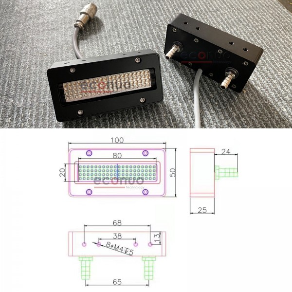 Water Cycle Refrigeration-8020 Dual Lamp Head UV LED System