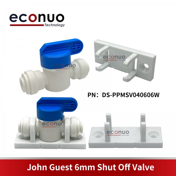 John Guest 6MM Shut Off Valve PN：DS-PPMSV040606W