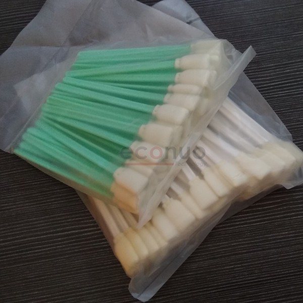 130mm Green/White Cleaning Swabs for Epson / Roland / Mimaki / Mutoh Inkjet Printers 50pcs /bag