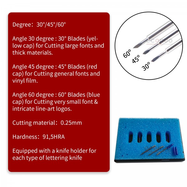 Graphtec blade 30 degree  45 degree 60 degree Cutter Plotter  blades